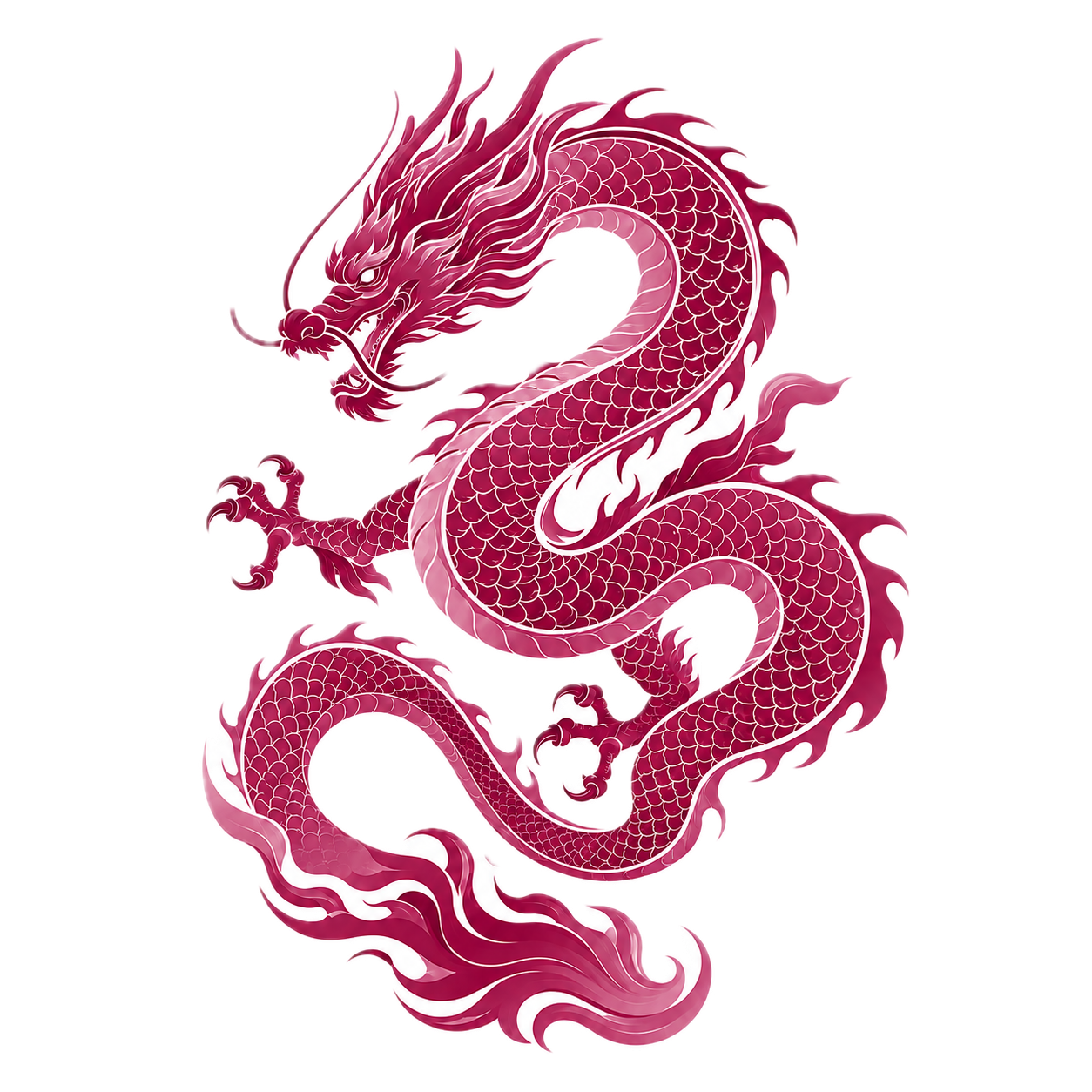 ISOTIPO DRAGON ROJO